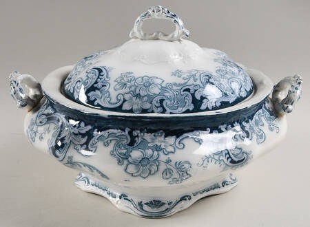 Ormonde Blue Green Tureen &  Lid