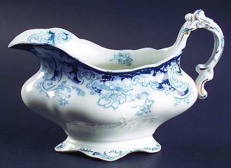 Ormonde Blue Green Gravy Boat