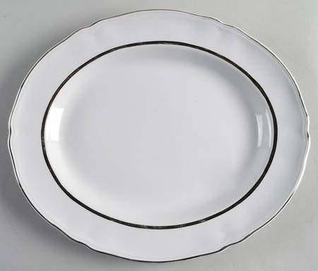 Perfection Gold 12" Oval Serving Platter