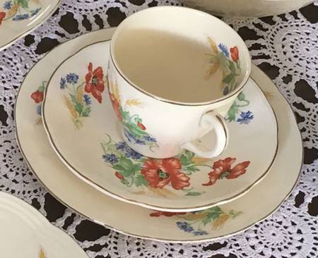 Poppy Bread & Butter Plate