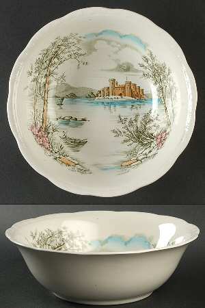 Queens Castle Multicolor 8" Round Vegetable Bowl