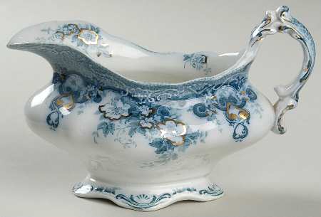 Richmond Blue Green Gravy Boat