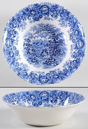 Romance Blue Coupe Cereal Bowl