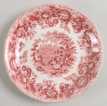 Romance Pink Saucer for Cream Soup Bowl