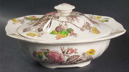 Rosalie Round Covered Vegetable