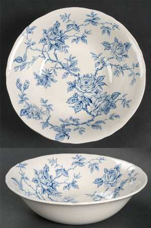 Rosa Blue Coupe Cereal Bowl