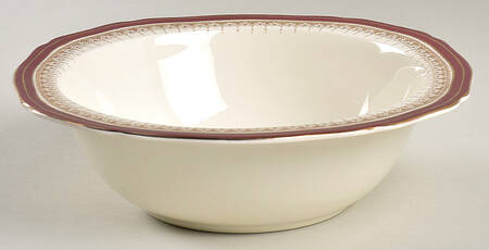 Royal Wembley Burgundy 8" Round Vegetable Bowl