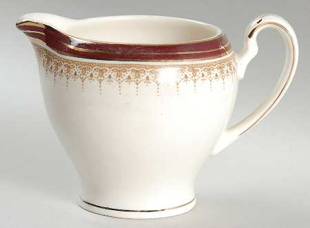 Royal Wembley Burgundy Creamer
