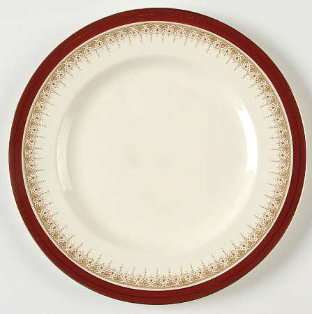 Royal Wembley Burgundy Salad Plate