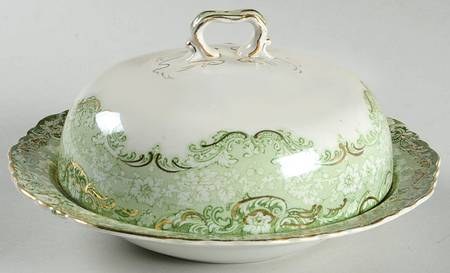 Roxbury Green Round Covered Butter