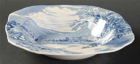 Tintern Blue Square Cereal Bowl