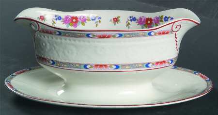 Torquay Gravy Boat with Attached Underplate