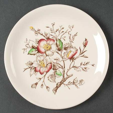 Wild Rose (Coupe) Bread & Butter Plate