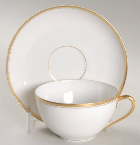 Adelaide Flat Cup & Saucer Set by Meito