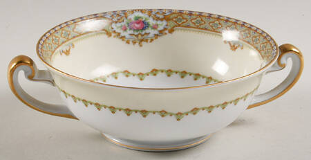 Annette Footed Cream Soup Bowl by Meito