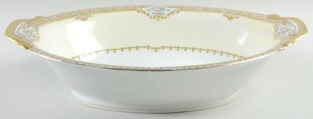 Annette 11" Oval Vegetable Bowl by Meito