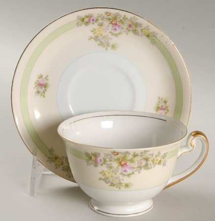 Footed Cup & Saucer Set