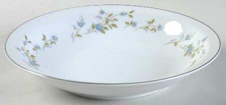 Augusta (Newer, Platinum Trim) Rim Soup Bowl