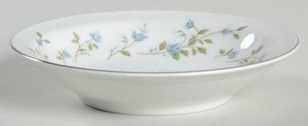 Augusta (Newer, Platinum Trim) Rim Fruit/Dessert (Sauce) Bowl