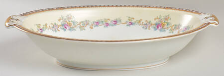 Augusta (Floral, Asama Shape) 12" Oval Vegetable Bowl
