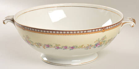 Augusta (Floral, Asama Shape) Round Vegetable No Lid