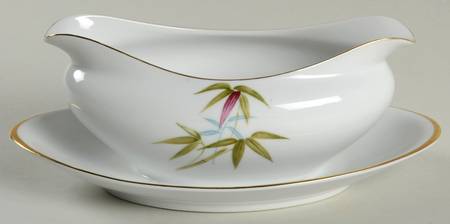 Bali Gravy Boat with Attached Underplate