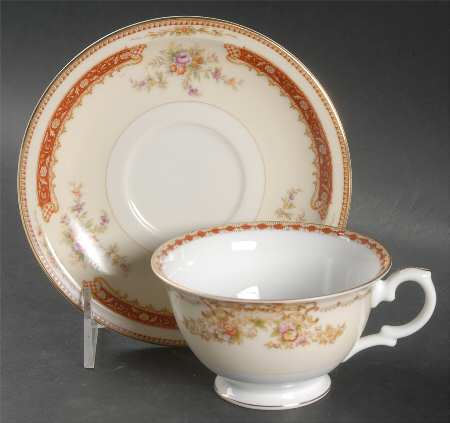 Barclay  Footed Cup & Saucer Set