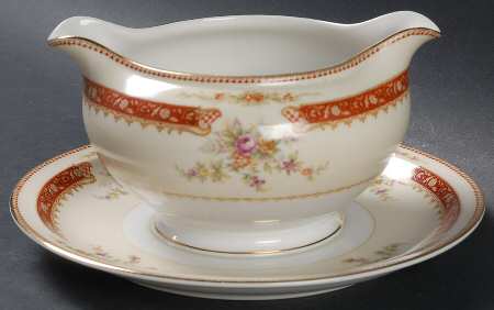Barclay  Gravy Boat with Attached Underplate
