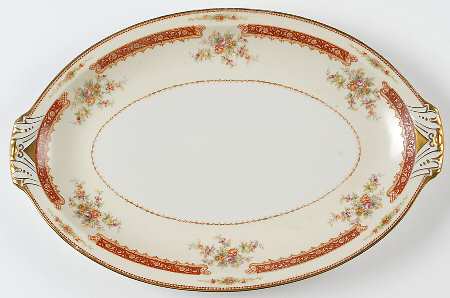 Barclay  15" Oval Serving Platter
