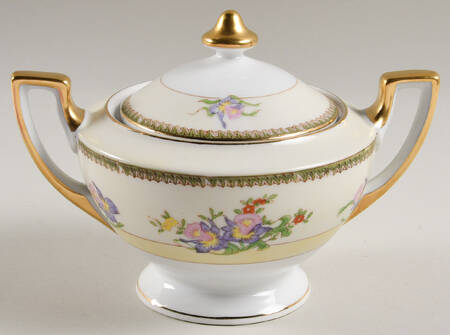 Berkshire Sugar Bowl & Lid by Meito