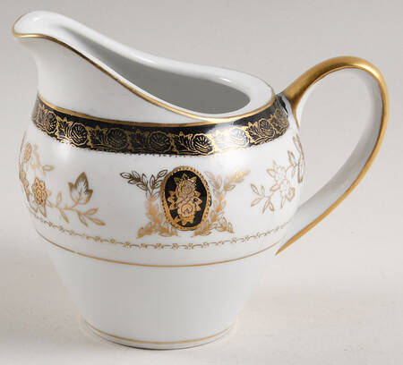 Black Cameo Creamer