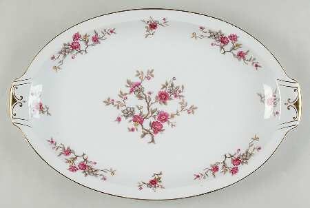 Blossom 17" Oval Serving Platter