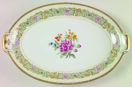 Bouquet 12" Oval Serving Platter