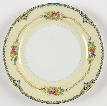 Bouquet (No Floral Center) Salad Plate
