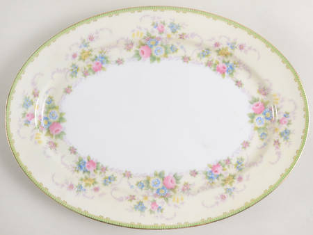 Briarcliffe 14" Oval Serving Platter by Meito