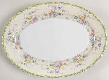 Briarcliffe 12" Oval Serving Platter by Meito