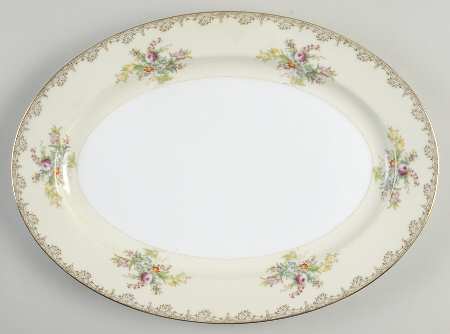 Burbank 14" Oval Serving Platter