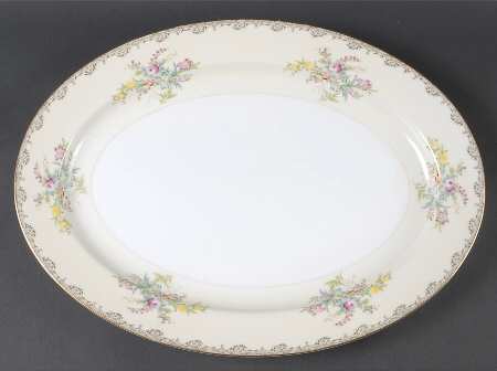 Burbank 16" Oval Serving Platter