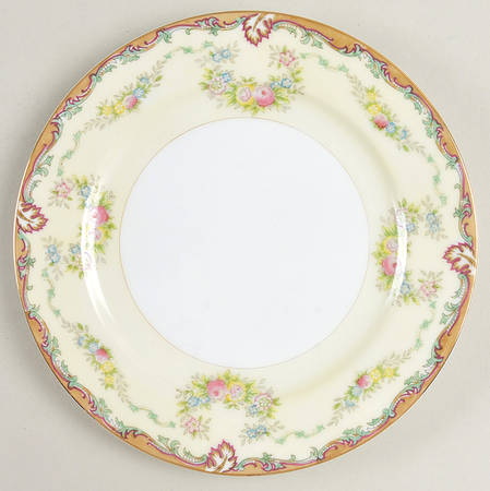 Burgundy (Smooth Verge) Salad Plate