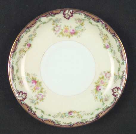 Burgundy (Smooth Verge) Saucer
