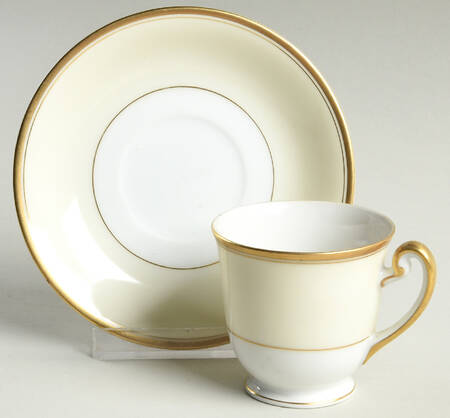 Carlton Footed Demitasse Cup & Saucer Set