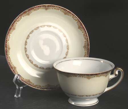 Celestine Footed Cup & Saucer Set