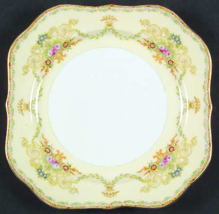 Celeste Square Luncheon Plate