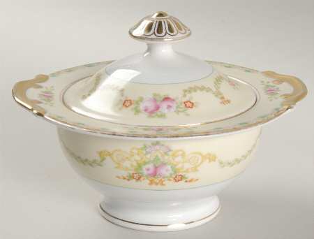 Celeste Sugar Bowl & Lid