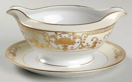 Changold Gravy Boat with Attached Underplate