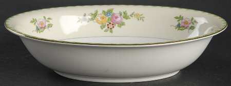 Chanhale 10" Oval Vegetable Bowl