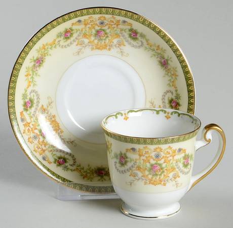 Charm Footed Demitasse Cup & Saucer Set