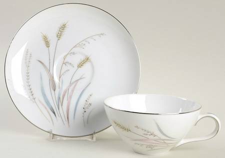 Country Lane Flat Cup & Saucer Set