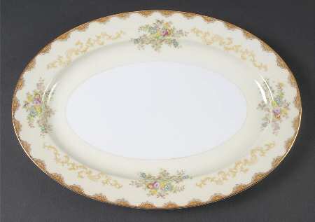 Dalton 12" Oval Serving Platter by Meito
