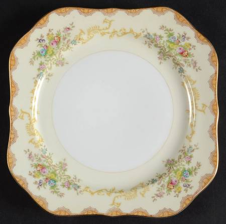 Dalton Square Salad Plate by Meito